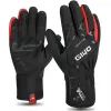 Giyo Winter Mens Women's GlovesサイクリングオートバイMTBバイクグローブ自転車フルフィンガー風力防水スポーツジムグローブ