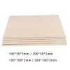 10pcs Feuilles de bassin de bar en bois inachevés Boîte de contreplaqué mince pour Mini House Crafts Diy Project miniature Aircraft fabriquant un modèle d'avion