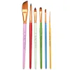 6 PCS Kit de caneta em aquarela Kit Pintura Pintura Tubo de alumínio Pintura a óleo Pintura de pincel Mistura de pigmentos acrílicos Criança