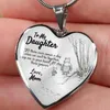 Collares colgantes colgantes joyas diamantes de durazonos corazón day de la madres dio de la familia hija hermana collar de cristal gota entrega dhgarden dhb07