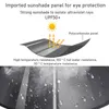 Boinas 1 PC Summer Sun Gat Solar Protección solar Captable Deporte al aire libre Anti-UV Visor Sunshade Face Shield para hombres Mujeres