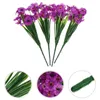 Decorative Flowers Artificial Outdoor Table Center Violets Fake Party Simulated Lifelike Plastic Bride