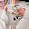 Transparent Acrylic Photocard Holder 4 Inch Kpop Album Photocard Kawaii Bus Card Id Holder Pendant Keychain School Stationery