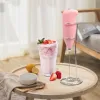 1pc Electric Milk Frother Portable Egg Beater Coffee Mixer Milk Beater Mini Milk Blenders Foamer Household Kitchen Whisk Tools