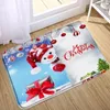 Bath Mats Christmas Themed Carpet Snowman Santa Red Truck Jungle Bathroom Floor Bedroom Doormat Kitchen Gift