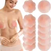 2/12pcs/Box Silikon Nippelabdeckung wiederverwendbare Nippel Patch Pads Frauen unsichtbare BH -Bruststockstachter