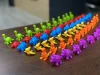 Zählen Dinosaurier mit Stapelbechern Montessori Bildungssortierung Regenbogenspielzeug für Kinder 3 Jahre Baby Spielzeugmathematikunterricht Tool