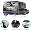 C2 Recordier de conduite DVR DVR 4 pouces Dash Cam HD 1080p 3 Lens 170 degrés APECIAGE ARRANCE CAME DE SATRATION DE SARKING CAMÉ