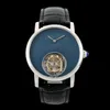 RMS Montre de Luxe Men Watch Tourbillon Mechanal Movement Movement Steel Case кожаные ремешки роскошные часы -наручные часы Relojes