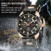 Orologi da polso 2024 Lige Fashion Mens Watches Top Silicone Watch Men Quartz Date Orologio da datta Waterproof Owatch Chronograph