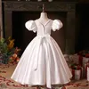 Abiti da ragazza/da festa della principessa White Jewel Girl Girl Girl Abites Dresses Flower Girl Dresses Girls Overyday Swirts 'Wear Sz 2-10 D409303