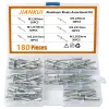 70-180PCS Aluminium klinknagels Pop M3.2 M4 M4.8 Dome Head Blind Rivets Aluminium Assortment Kit Set uitlaatklivetten