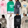 White Foxx Designer Tracksuit Dames Tweede stuk voorjaar Autumn Winter Nieuwe hoodie Set Modieuze sportieve Sporty lange mouwen pullover Whitefox Hooded 248