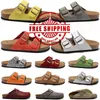 Birkin stocks Burkin Designer Sandals Bostons Sandale Men Mujeres Arizonas Suman Beach Beach Slippers Bugares Sandalia Tobas de pieles de envío gratis Dhgate