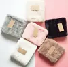 Winter Plush Scarves Scarf Women Girls Soft Fur Fuzzy Neckerchief Rectangle Warm Scarves Neckerchieves DHL8413644