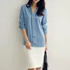 Frauenblusen lässig Langarm Biege Krawatte Hemd Mode Frauen Kleidung Spring Lose Chiffon Bluse Büro Lady V-Ausschnitt Tops Blusas Mujer