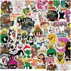 Kids Toy Stickers 50Pcs/Lot Cute Animation Rabbit Looney Tunes Sticker Cartoon Creative Iti Bicycle Skateboard Guitar Suitcase Waterpr Dhwjm