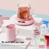 Portable Three adjustable temperatures USB Cup Warmer Coffee Mug Heating Coaster Smart Thermostatic Hot Plate Water Heating Pad