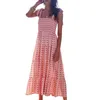 Casual Dresses Suspender Dress Pretty Breathable Sleeveless Women Summer Maxi Daily Wear