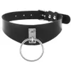 Chokers Gotik Siyah Çivili Punk Suçlu Yaka Ediciler Perçinler Adam Chocker Kolye Kadınlar Erkekler Bondage Cosplay Goth Je Dhgarden Dhxfy