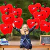 Украшение вечеринки 5pcs яблочная фольга воздушные шарики день рождения фрукты красный гелиум глобальный воздушный шар Hello Summer Decer Декора