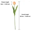 Flores decorativas Oc'leaf Artificial Flower Multicolored Tulip com STEM para DIY Party Decoration Arranjo Customization suportado