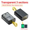 18650 Battery Charger Case Cool 5V 2A DIY Power Bank Board Fast Charging Case avec Night Light Charging Power Bank Bank