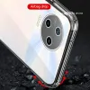 NIET 12Pro Case Clear Air-Bag Silicone Shockproof Coque voor Infinix Note 12 Pro Note12Pro 4G X676B 6.7 "Anti-Fall Protect Fundas