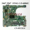 Anakart 153411 W/ Dell Inspiron 14 3467 15 3567 Dizüstü Bilgisayar Defteri Anakart XT2G4 MADELİ I3 I5 I7 CPU% 100 Test Edilmiş Cy