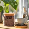 Пищевые банки Canisters Comsaf 24 унции Lass Food Storae Jars набор из 9 Clear Lass Storae контейнеров с бамбуковыми крышками кладовая кладовая оранизация