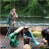 Rod Reel Combo Sougayialng 27M 56 Carbon Fiber Tralight Weight Fishing And Fly Goldgreen Pesca257B6642706 Drop Delivery Sports Outdoor Dhqdz