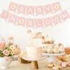 Decorazione per feste Daisy Baby in Bloom Banner Flower Dhower Decorations Boho Floral Groovy a tema