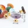 Natural Agate Original Stone Reiki Crystal Handles Furniture Cupboard Hardware Sideboard Cabinet Wardrobe Door Pulls Drawer Knob