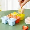 Baking Moulds Reusable Ice Hockey Mold Ball Maker Plastic Cream Mould Summer Homemade Cube Popsicles Molds For Kids