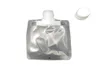 Plastic Doypack 30 ml Verpakkingsdrankje Suctiion Tas Clear drinkmondstuk Transparante zakken toren mini -zakjes Jlllf ffshop20017843755