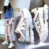 Fitness Shoes Foot's Platform Sneakers 2024 Fashion Women Mesh Breathable Chunky dames Trainers Footwear Vulcanized
