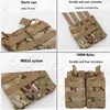 Airsoft Paintball Mag Pouche simple / double / triple AK M4 Rifle MOLLE MAGAZINE SCHECHS TACTICAL MILITAL MILITAL Army Shooting Hunting