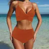 Swimmear High sexy V sexy V Women's Bikini Sets Set bikini rossi set di bikini