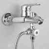 ABS Chrome 3-й регулируемый 1/2 дюйма для душевой ручной клапан T-адаптер Компонент ванной комнаты замена ванных комнат аксессуары для ванной комнаты