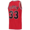 # 23 Red Jerseyss Retro 91 Dennis Rodman Pippen 33 Throwback Youth Ed Jerseys Mens Boys Basketball Shirts 1997-98 1996 All Star North Carolina 23