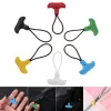 5/10pcs T Shape Zipper colorido extrator de substituição de roupas zip fixador saco de viagem de mala de mala de mochila zíper fixer de tenda prática