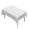Table Cloth Rectangular Tablecloth High End El Banquet Wedding Color Smooth Section Solid Scene S5p3