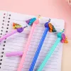 1 -częściowy piśmiennica Lytwtw Śliczna cukierki kolor Peacock Pen School Office Dostaw Creative Styling Kawaii Gel Pen