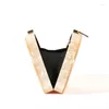 Evening Bags Fashion Semicircle Wallet Women Messenger Acrylic Beige Solid Dinner Handbags Woman Trendy Party Clutch Purse