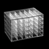 Boîte de bijoux Organisateur détachable Clear 120 Grilles