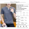 Casual shirts voor heren Browon Summer Top Men T-shirt Casual Kort mouw katoenbedrijf T-shirts Men Slim Fil Solid Color Cotton T-shirt Men Fashions 2449