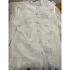 Blusas femininas doces e chiques de manga longa colarinho feminino casual camisas brancas solteiras coreanas baguninhas elegantes chiffon blusas 13433