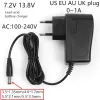 AC 100-240V DC 7.2V 13.8V 1A Şarj Cihazı Güç Kaynağı Adaptörü 7.2 13.8V 1000mA kurşun asit pil şarj cihazı