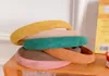 Fashion Thick Headband Hair Bands Women Sweet Candy Color Hair Hoop Vintage Flannel Wide Hairbands Hair Accessories1407818