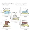 Serie di animali Spilla di balena da cartone animato vari movimenti birichini